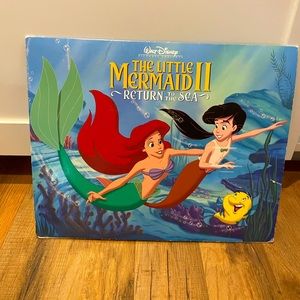 RARE little mermaid collection of exclusive disney lithograph portfolio 2000’s